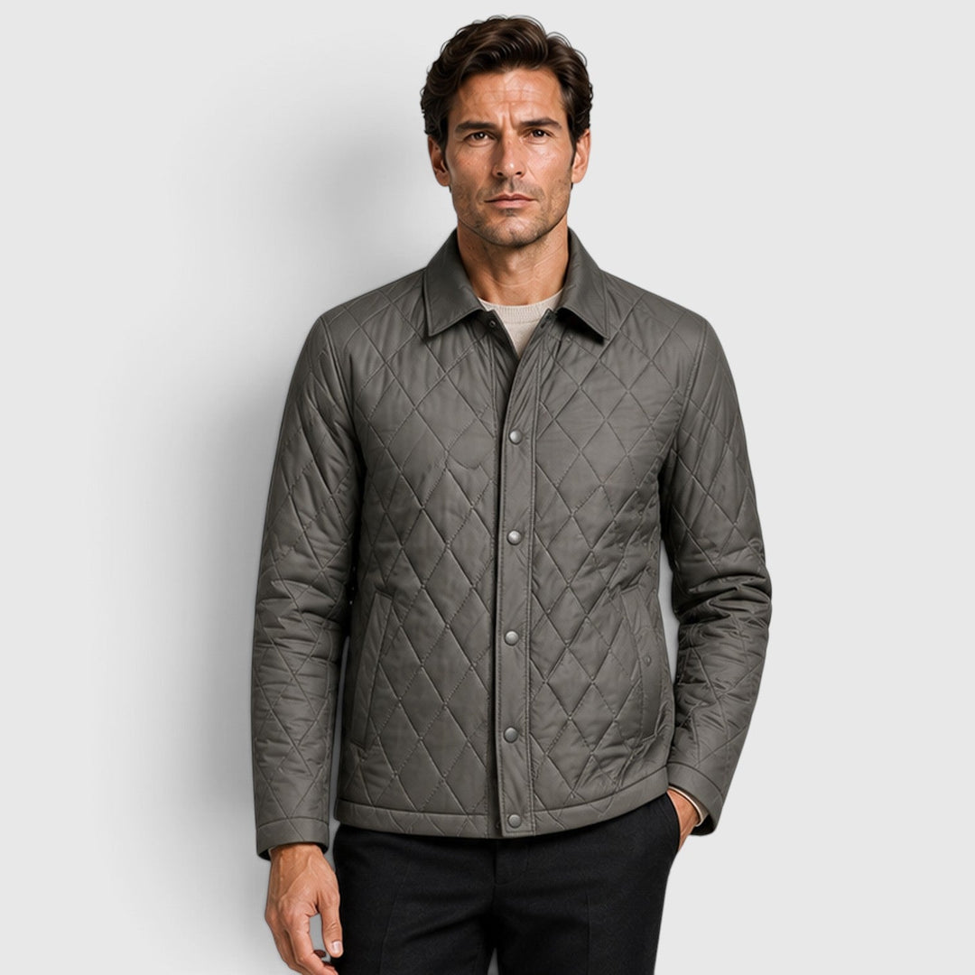 Tate | Rugged Loose-Fit Quilted Puffer Jacket for Men