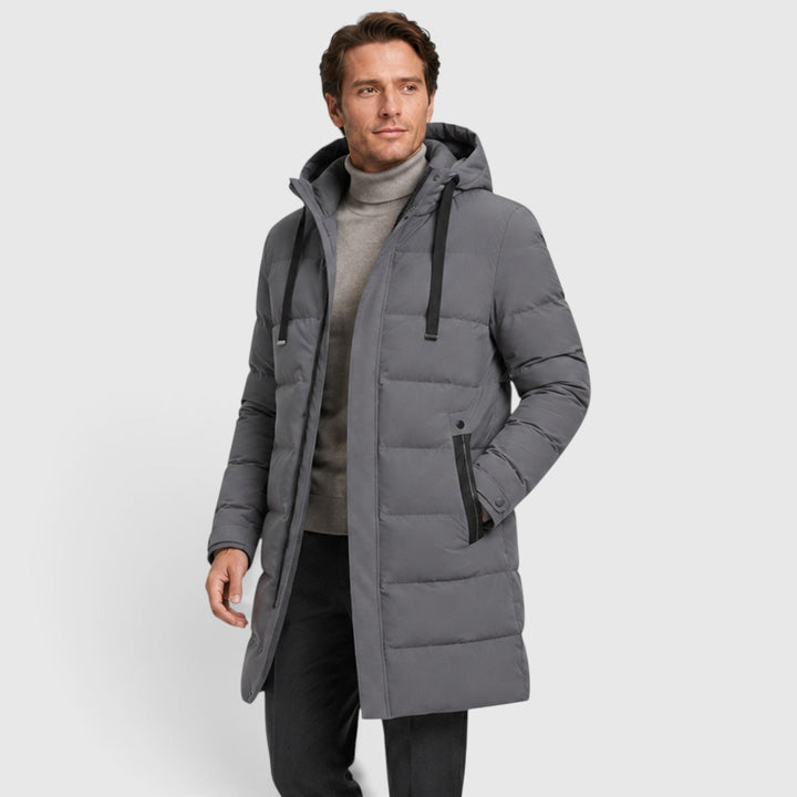 Henley | Warm Padded Hooded Parka for Men