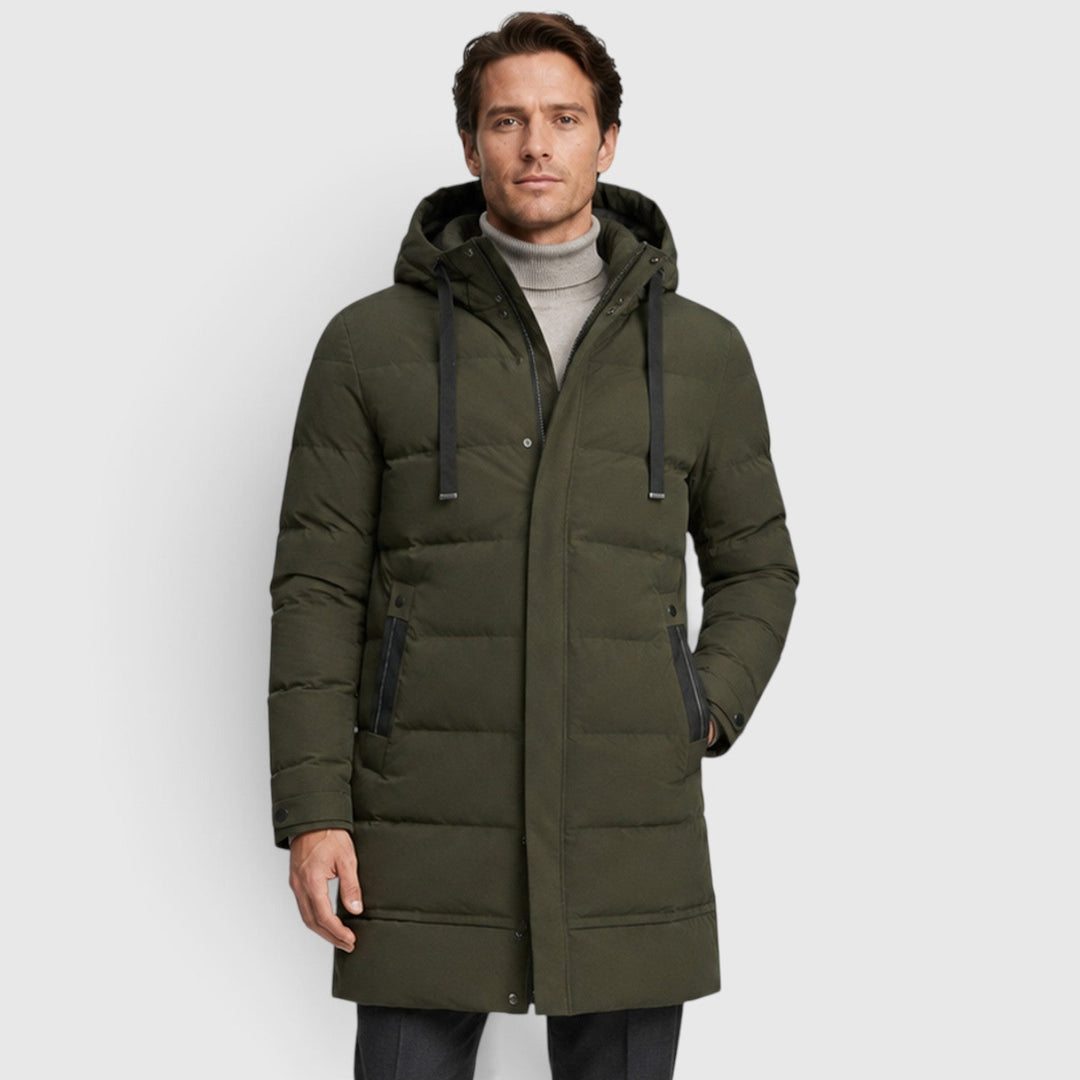 Henley | Warm Padded Hooded Parka for Men