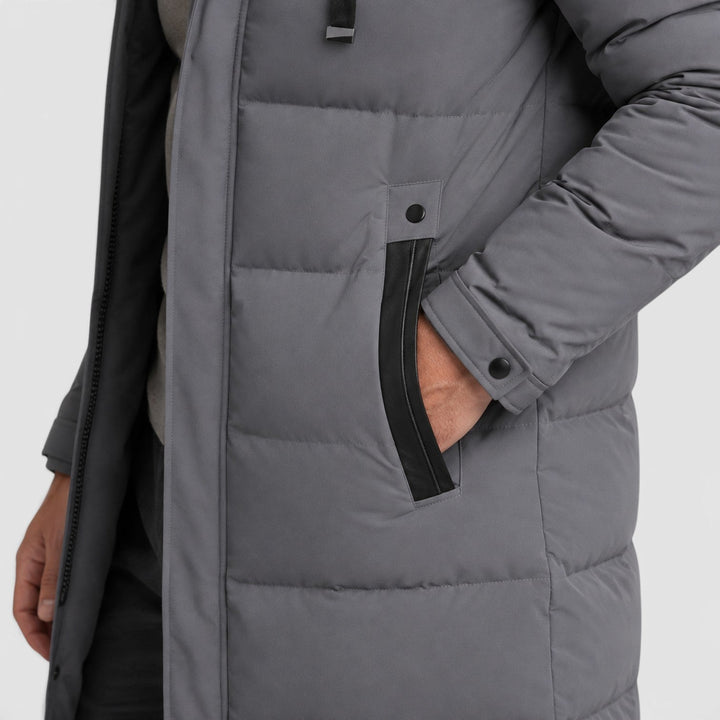 Henley | Warm Padded Hooded Parka for Men