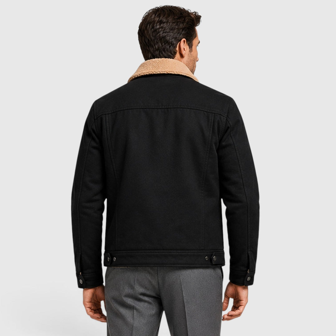 Chester | Rugged Sherpa-Lined Snap-Front Jacket