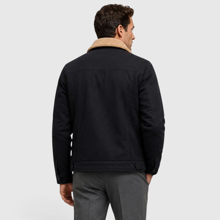 Chester | Rugged Sherpa-Lined Snap-Front Jacket