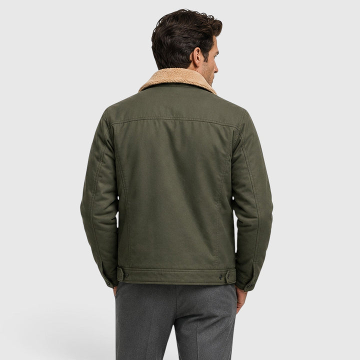Chester | Rugged Sherpa-Lined Snap-Front Jacket