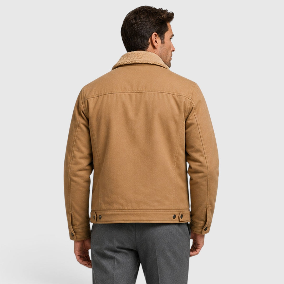 Chester | Rugged Sherpa-Lined Snap-Front Jacket