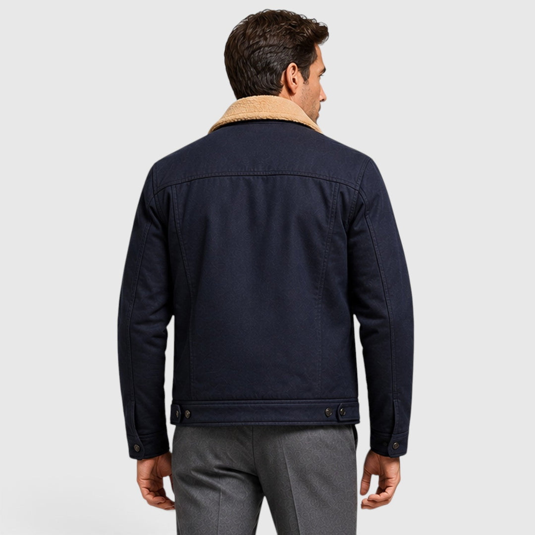 Chester | Rugged Sherpa-Lined Snap-Front Jacket