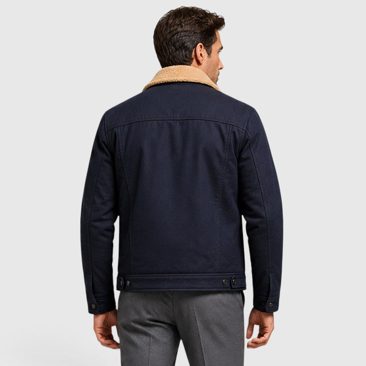 Chester | Rugged Sherpa-Lined Snap-Front Jacket