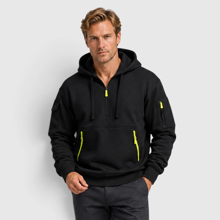Booth | Relaxed Zip Up Hoodie Mens