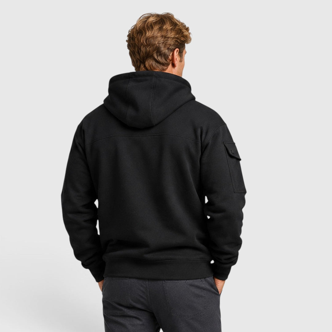 Booth | Relaxed Zip Up Hoodie Mens