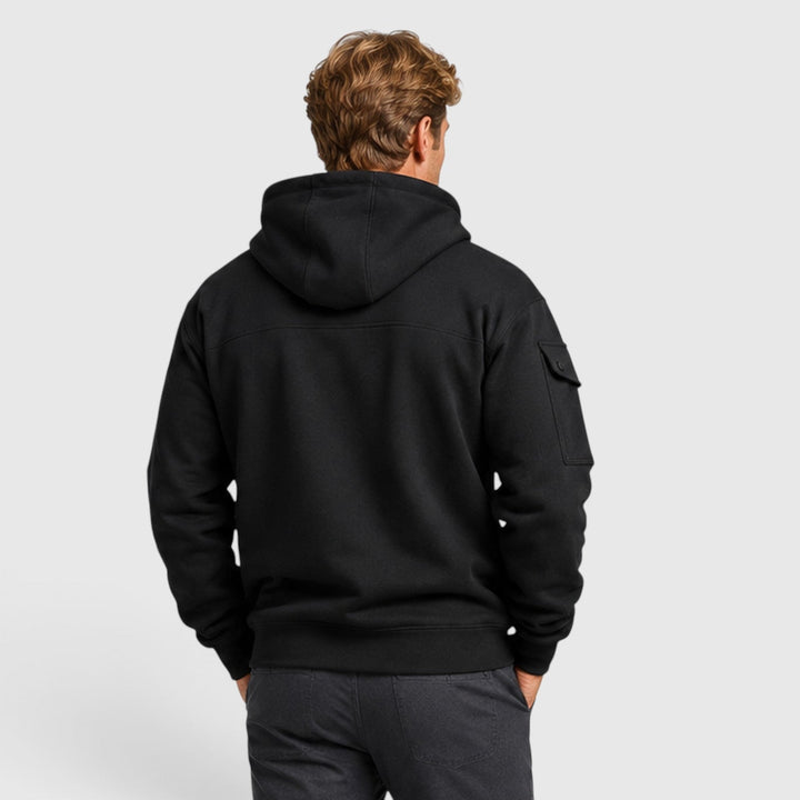 Booth | Relaxed Zip Up Hoodie Mens