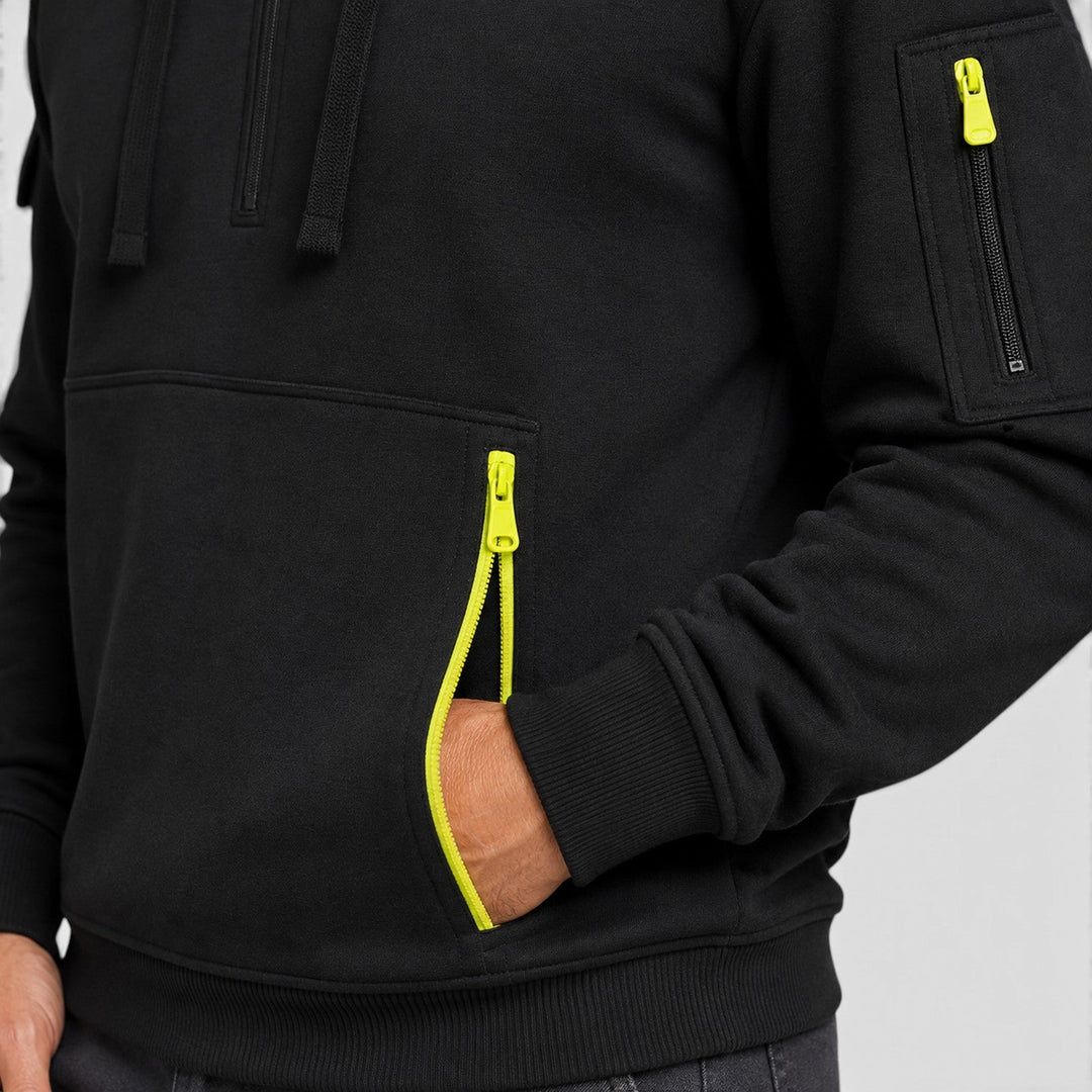 Booth | Relaxed Zip Up Hoodie Mens