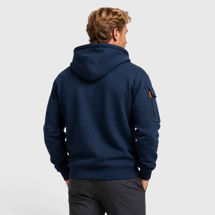 Booth | Relaxed Zip Up Hoodie Mens
