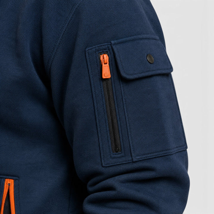 Booth | Relaxed Zip Up Hoodie Mens