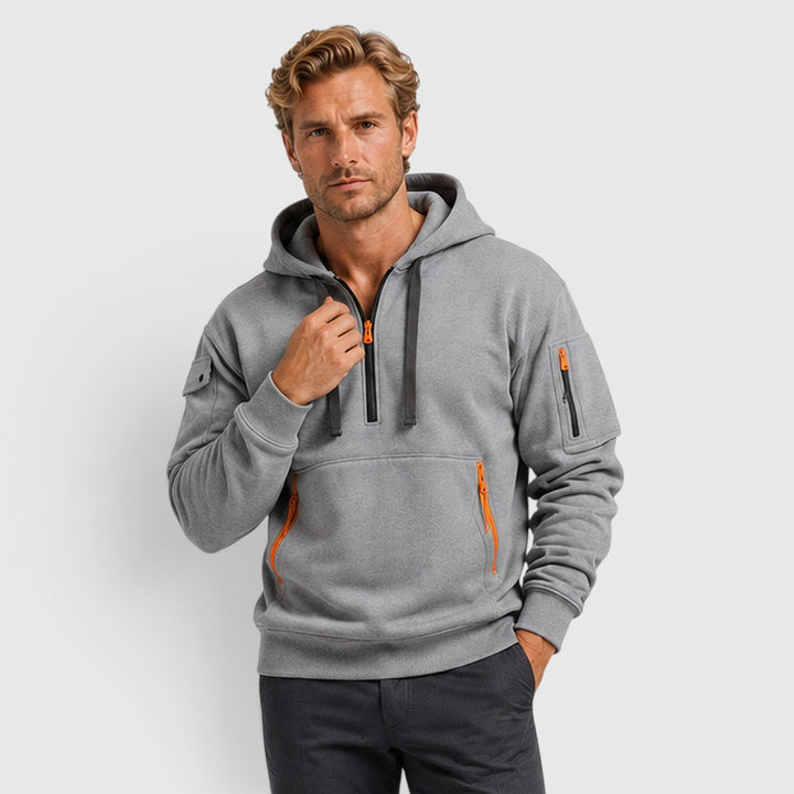 Booth | Relaxed Zip Up Hoodie Mens