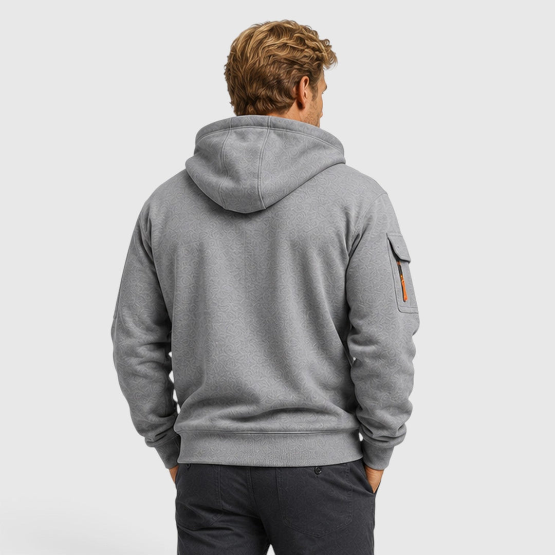 Booth | Relaxed Zip Up Hoodie Mens