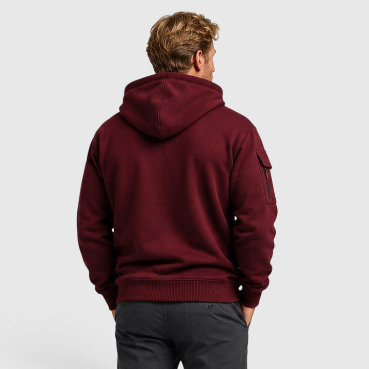 Booth | Relaxed Zip Up Hoodie Mens
