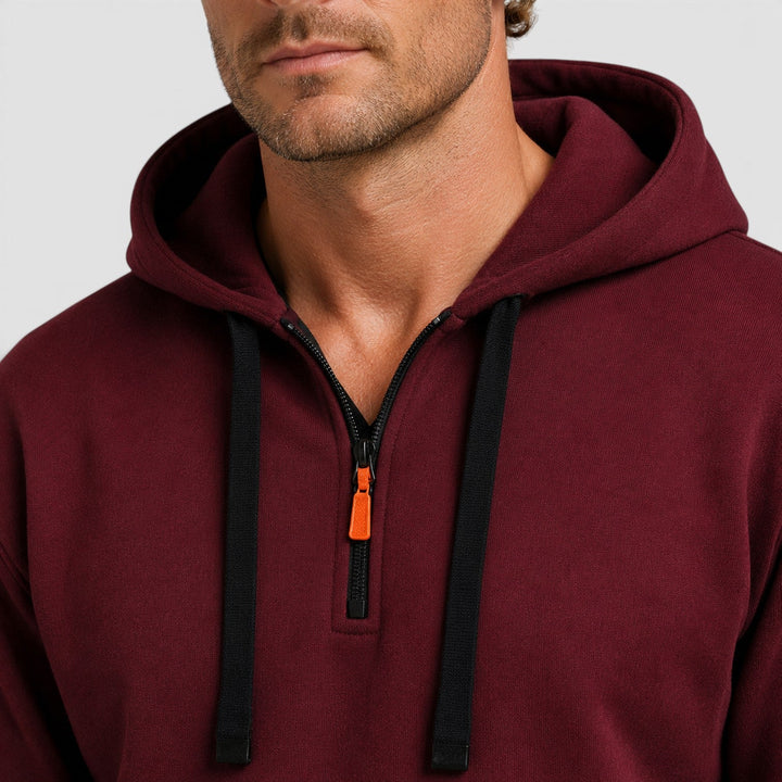 Booth | Relaxed Zip Up Hoodie Mens
