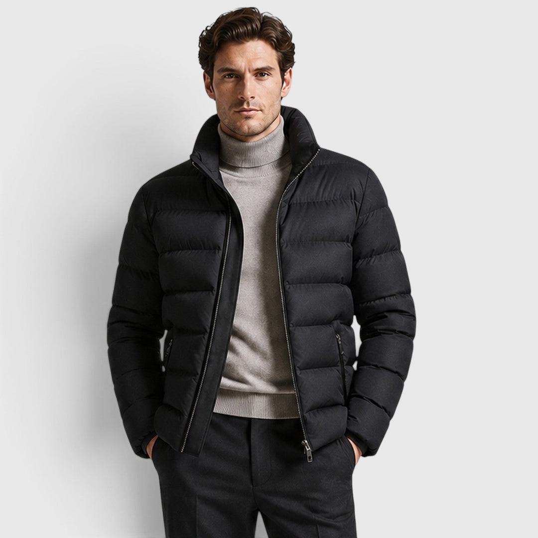 Norman | Sleek Slim-Fit Cotton Puffer Jacket for Men