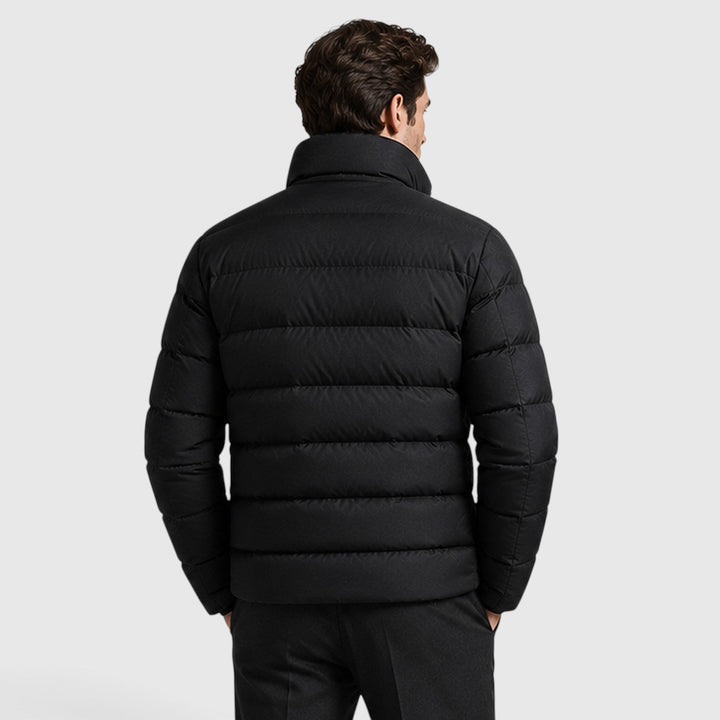 Norman | Sleek Slim-Fit Cotton Puffer Jacket for Men