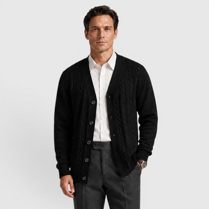Cormac | Relaxed Button Cardigan for Men's Everyday Knitwear