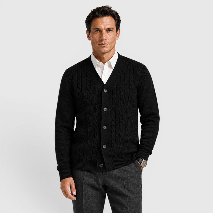 Cormac | Relaxed Button Cardigan for Men's Everyday Knitwear