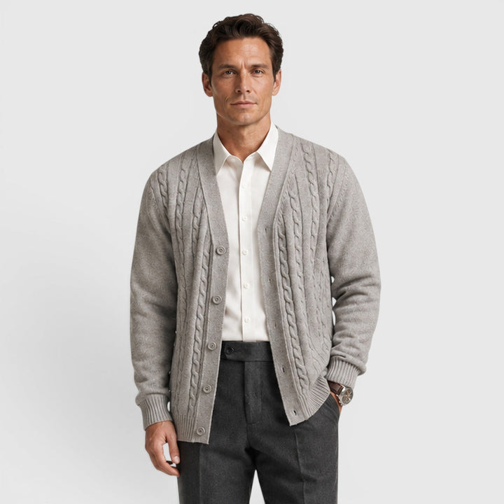 Cormac | Relaxed Button Cardigan for Men's Everyday Knitwear