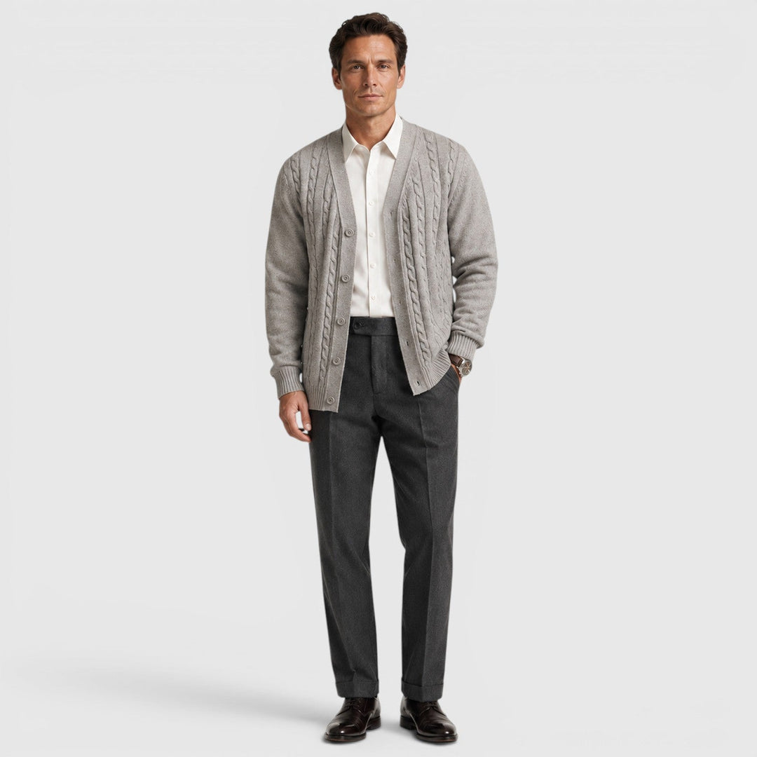 Cormac | Relaxed Button Cardigan for Men's Everyday Knitwear