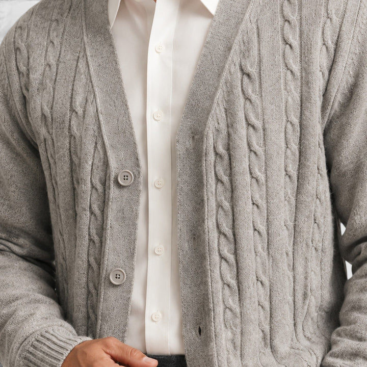 Cormac | Relaxed Button Cardigan for Men's Everyday Knitwear