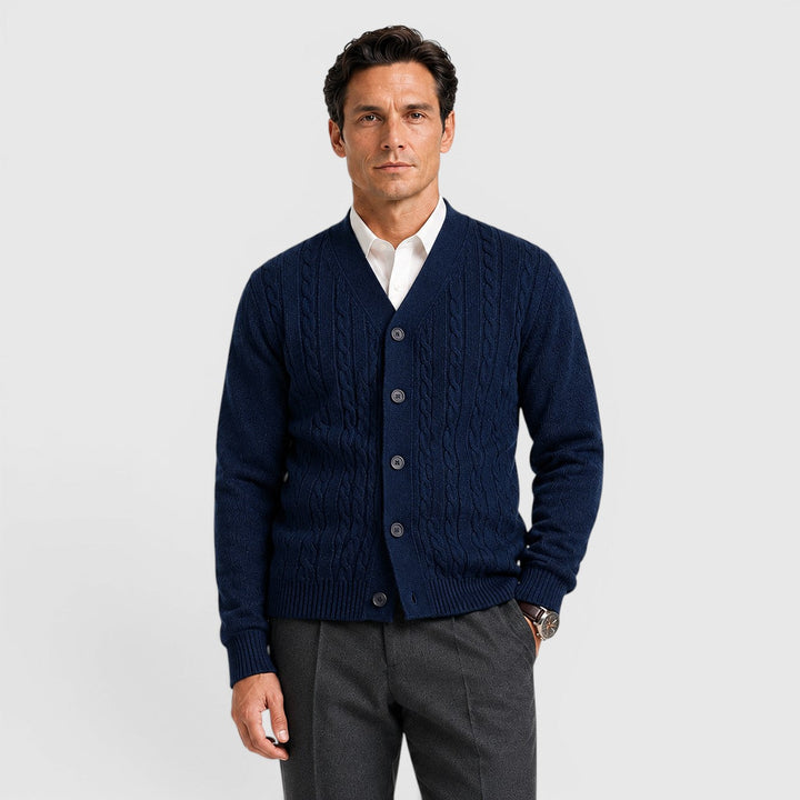 Cormac | Relaxed Button Cardigan for Men's Everyday Knitwear