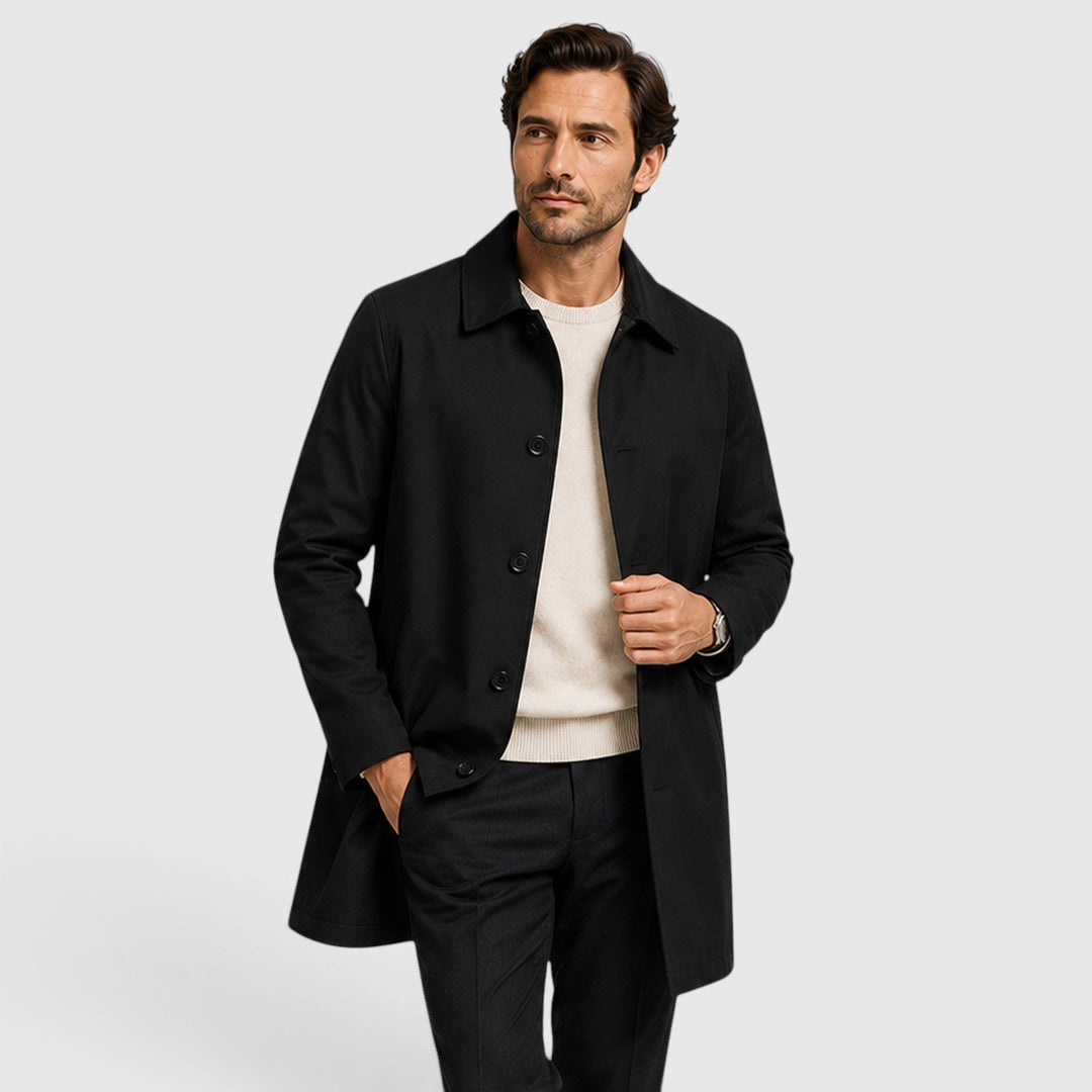 Montgomery | Casual Mid-Length Trench Coat for Men