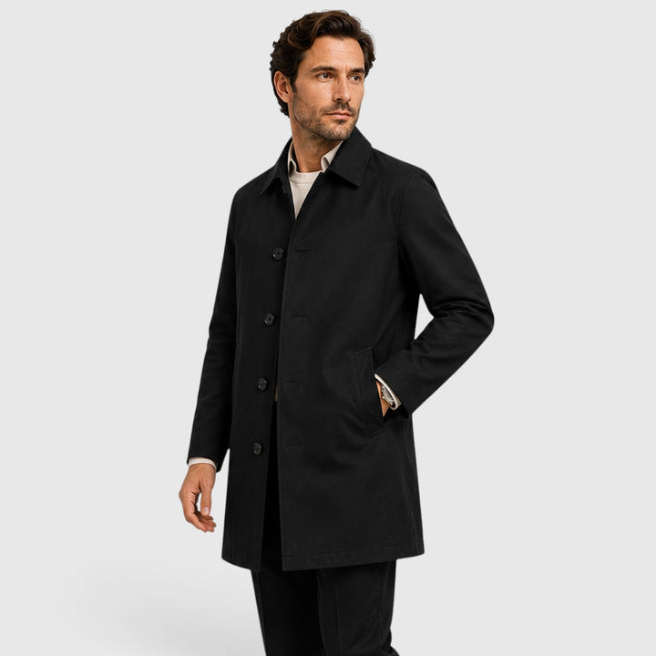 Montgomery | Casual Mid-Length Trench Coat for Men