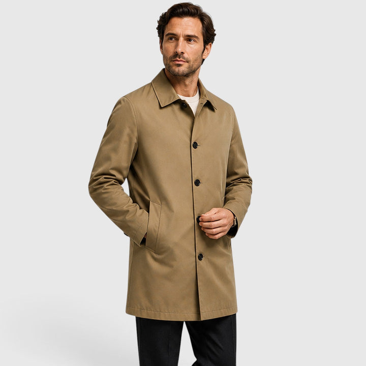 Montgomery | Casual Mid-Length Trench Coat for Men