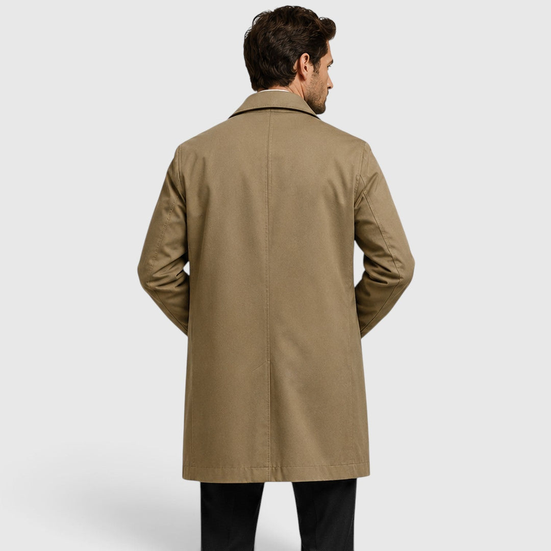 Montgomery | Casual Mid-Length Trench Coat for Men
