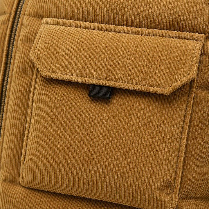 Marlow | Warm Corduroy Padded Puffer Gilet for Men