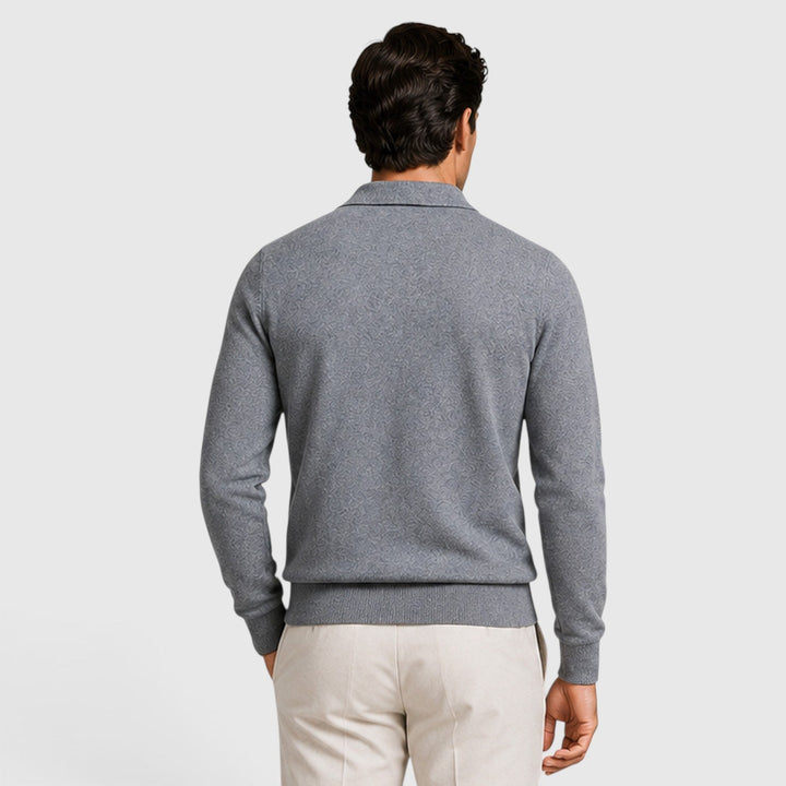 Harlan | Tailored Full-Zip Collared Jumper Men