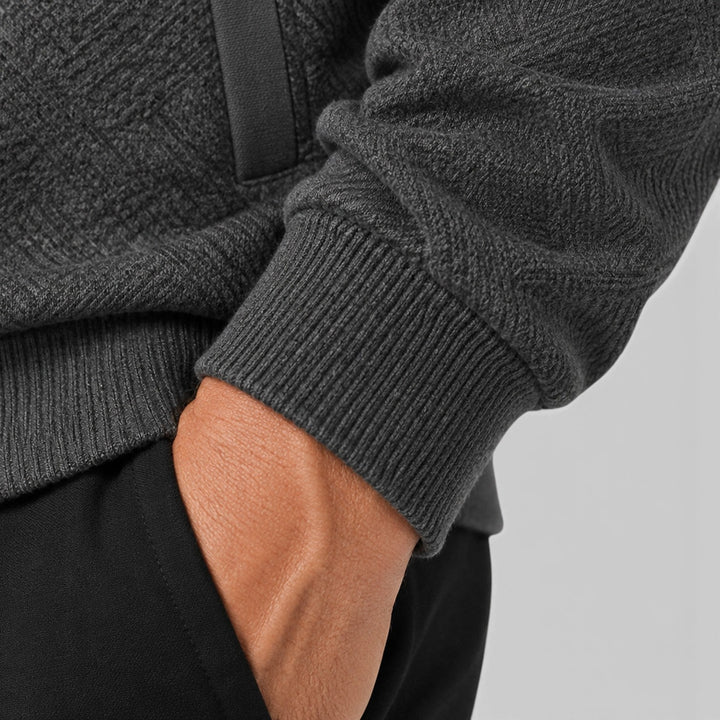Byron | Sleek Textured Zip-Up Jacket for Men