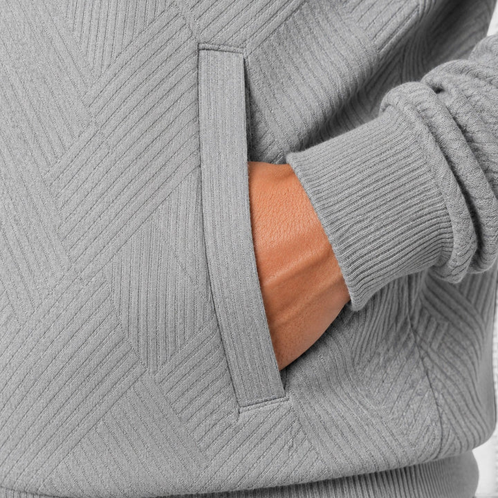 Byron | Sleek Textured Zip-Up Jacket for Men