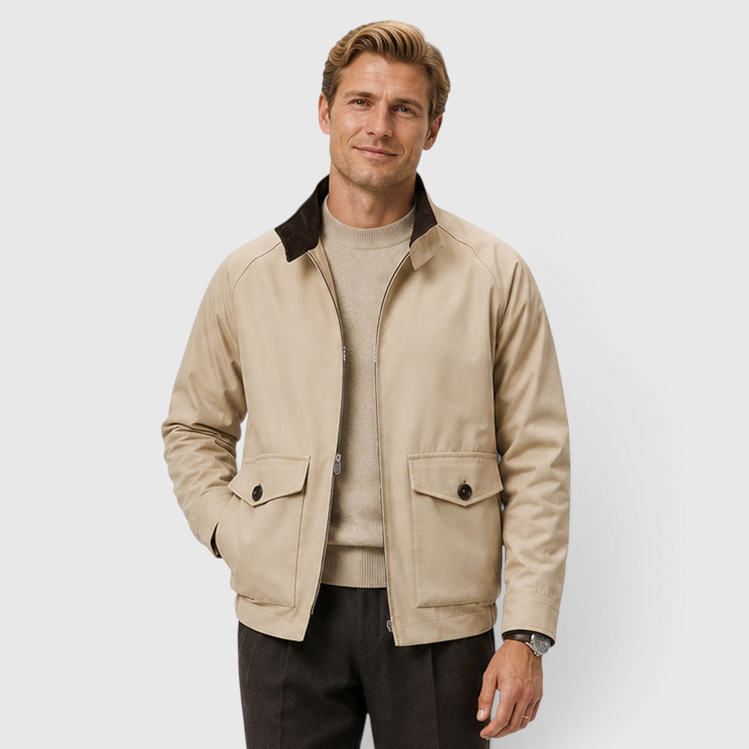 Gerald | Classic Harrington Zip Jacket Men