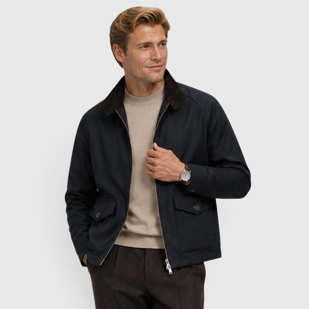 Gerald | Classic Harrington Zip Jacket Men