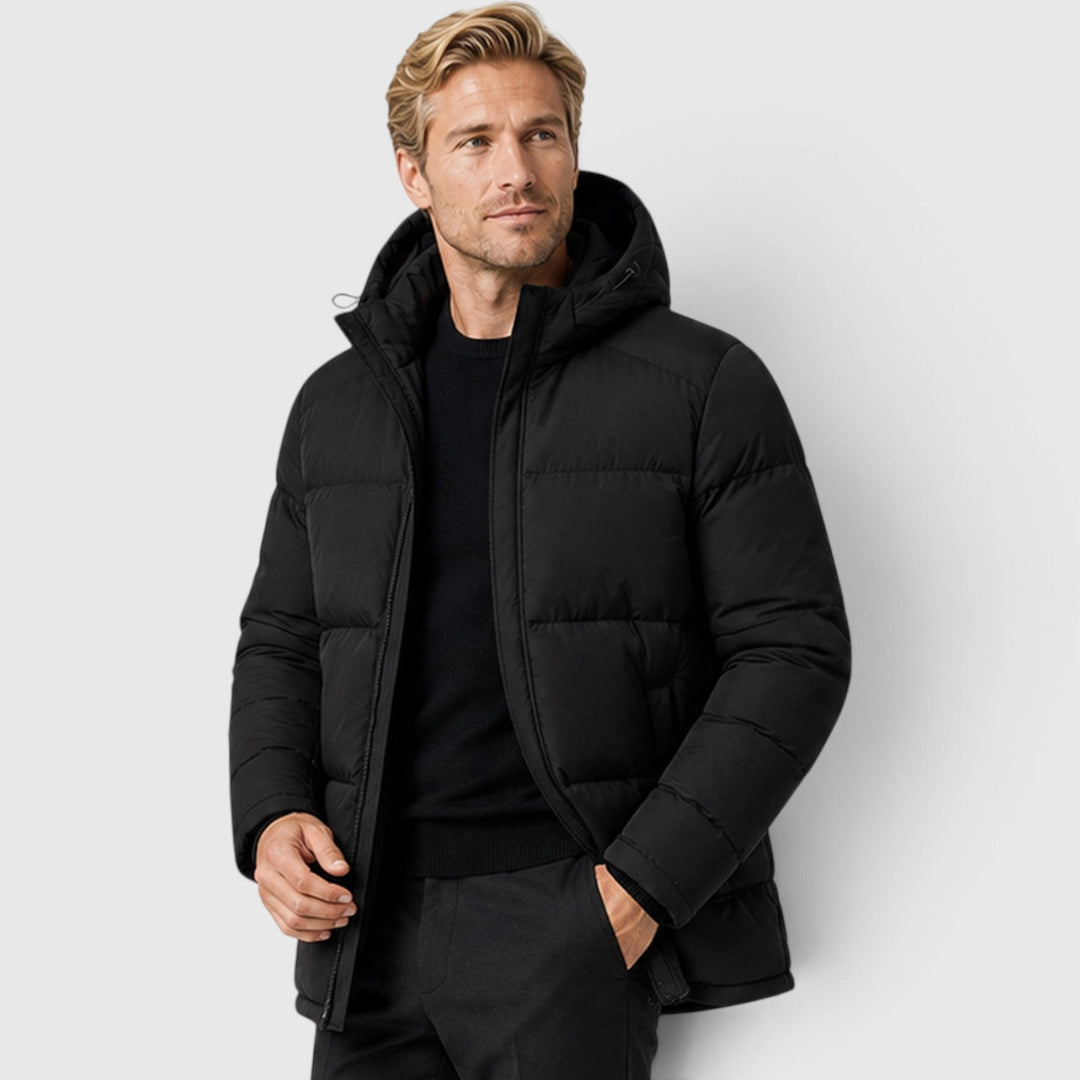 Wallace | Cozy Hooded Padded Puffer Jacket for Men