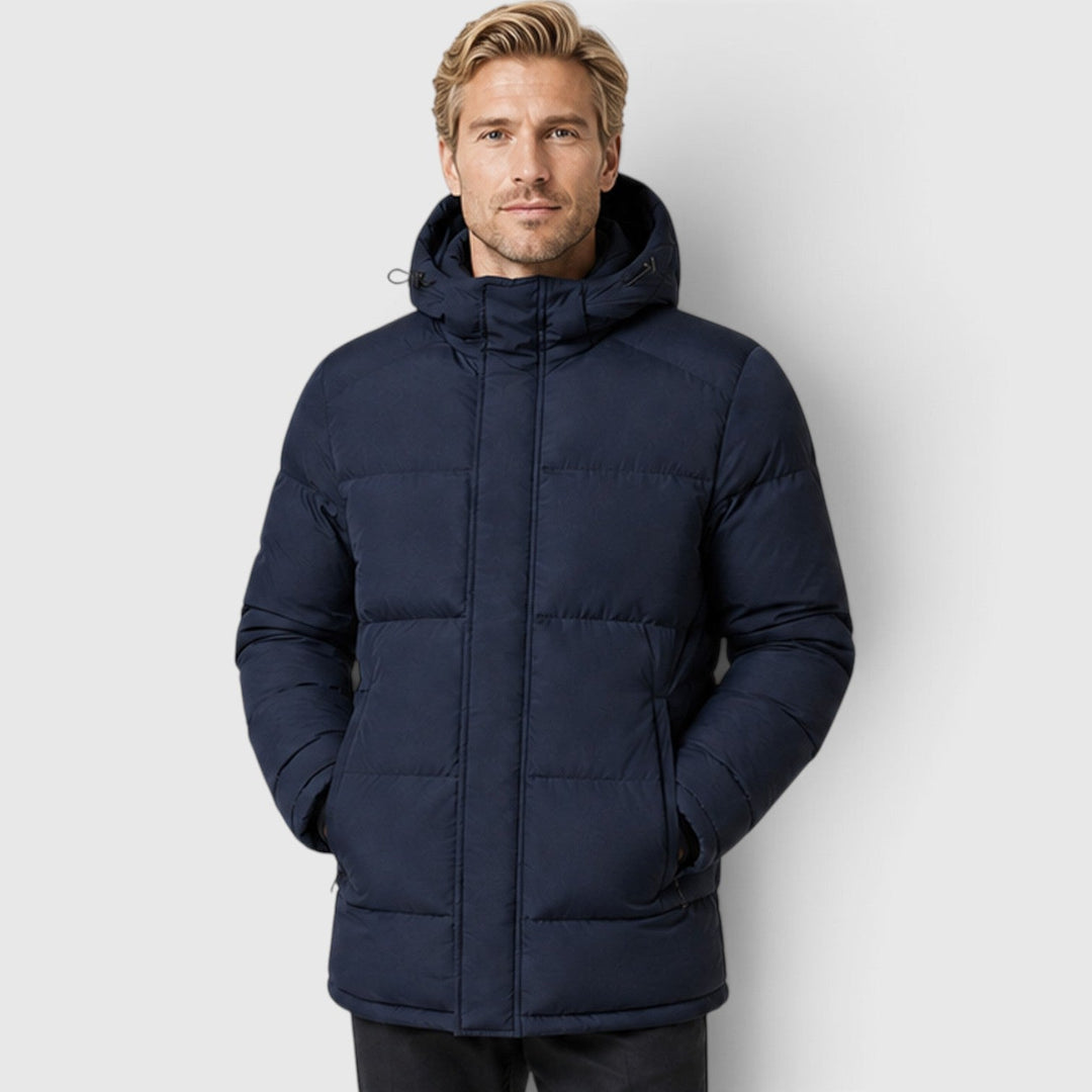 Wallace | Cozy Hooded Padded Puffer Jacket for Men