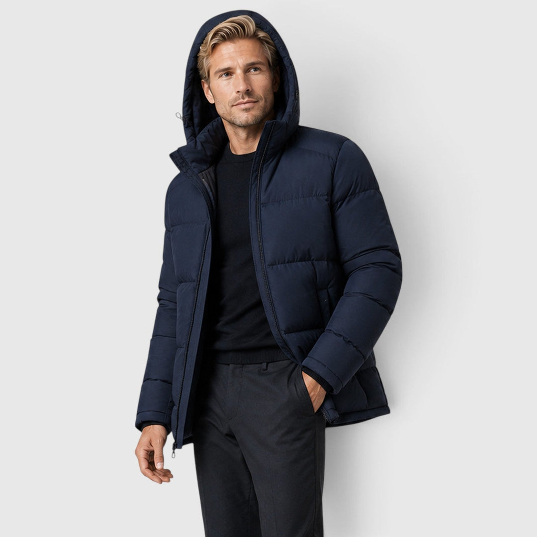 Wallace | Cozy Hooded Padded Puffer Jacket for Men