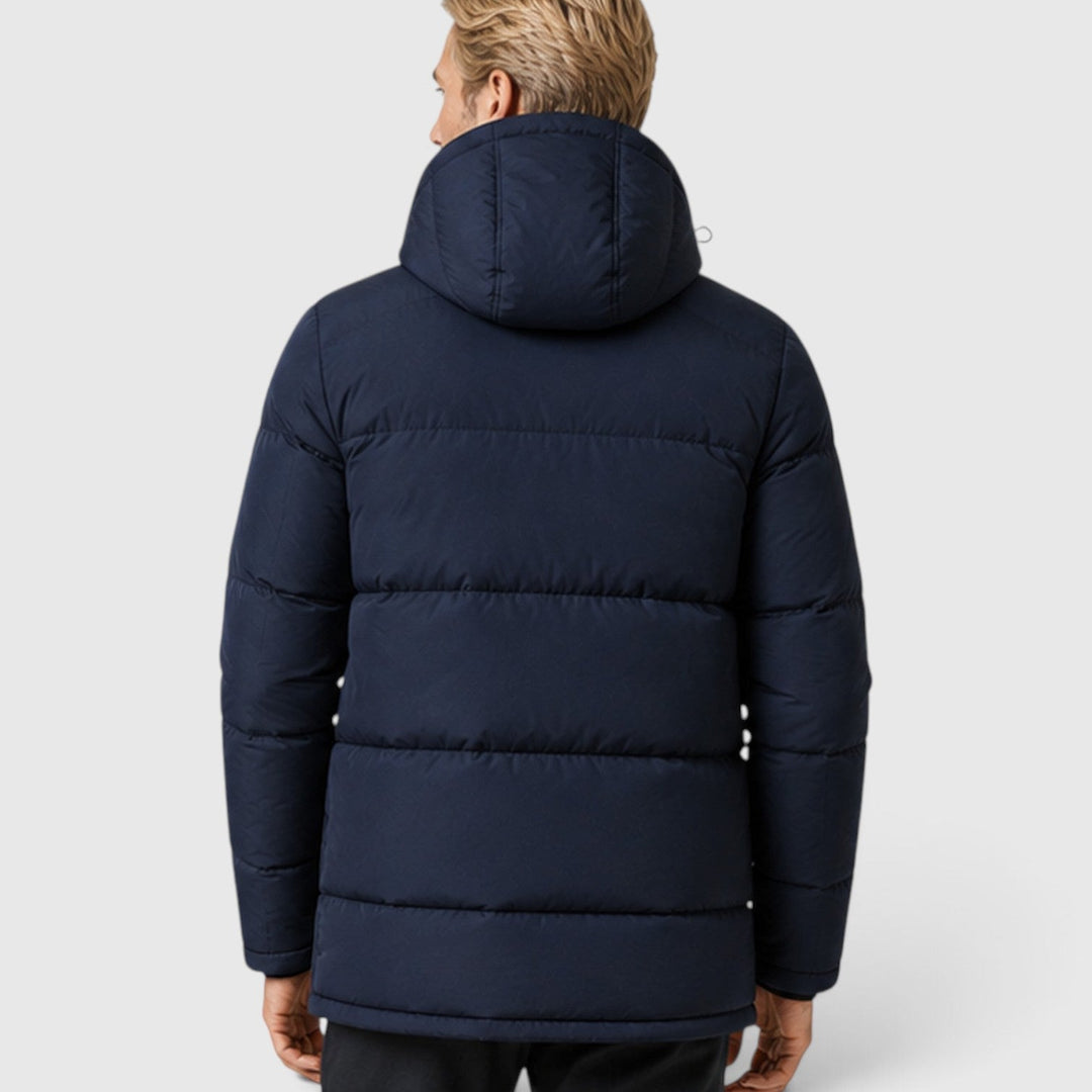 Wallace | Cozy Hooded Padded Puffer Jacket for Men