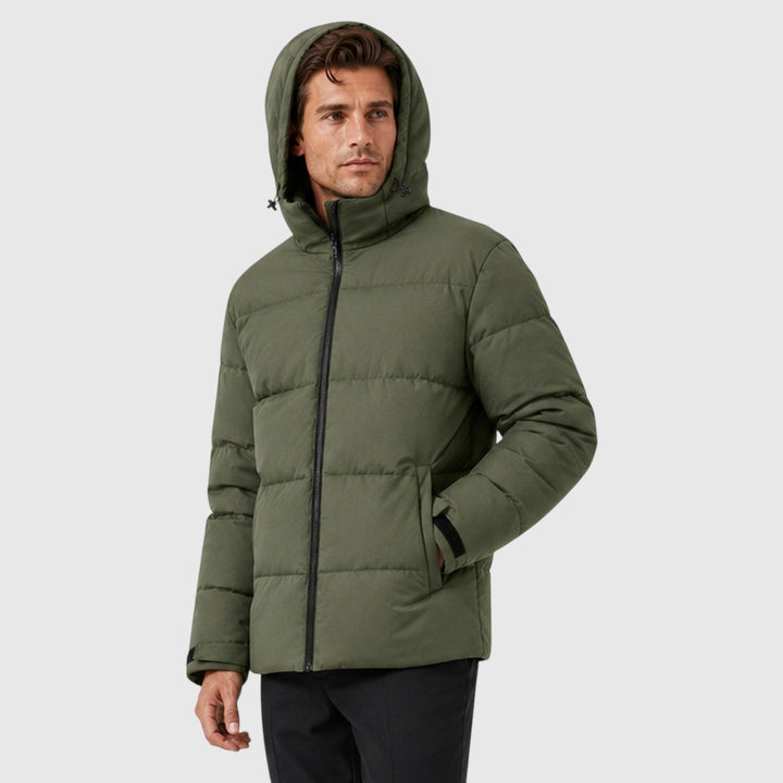 Thaddeus | Warm Hooded Puffer Jacket for Men