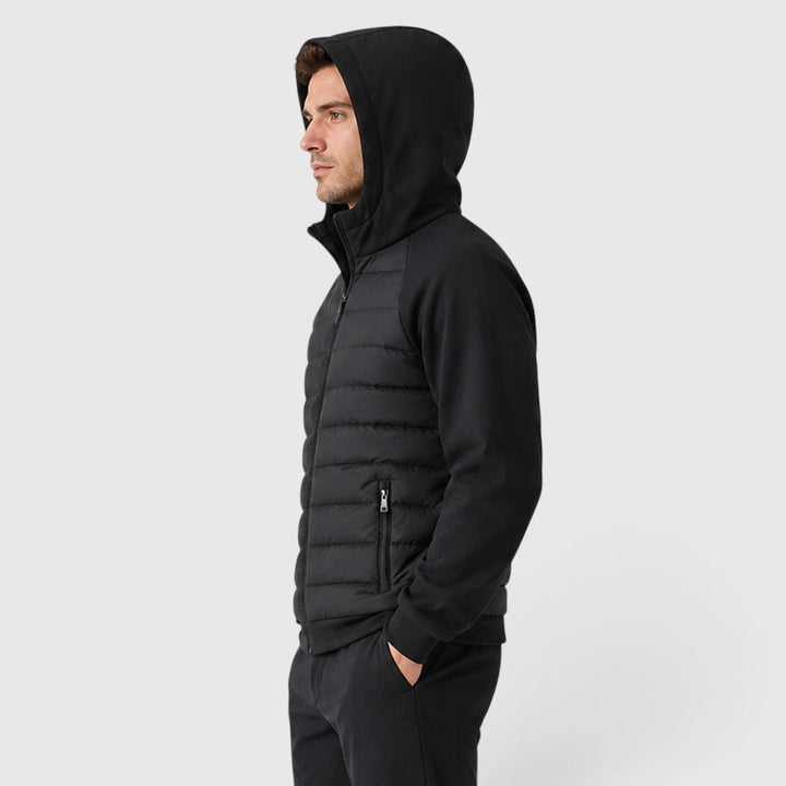Fenton | Modern Hooded Quilted Puffer Hybrid Jacket