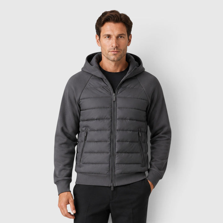 Fenton | Modern Hooded Quilted Puffer Hybrid Jacket