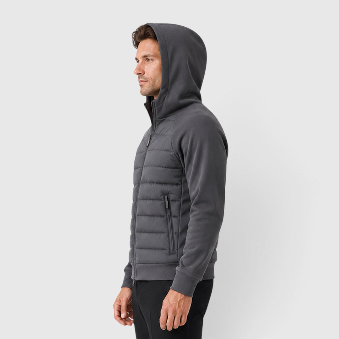 Fenton | Modern Hooded Quilted Puffer Hybrid Jacket
