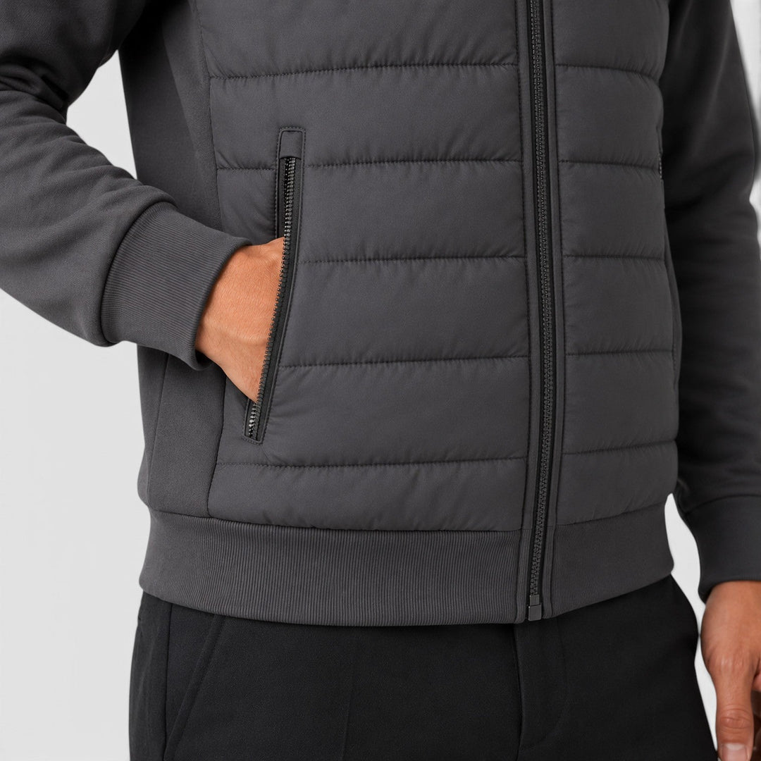 Fenton | Modern Hooded Quilted Puffer Hybrid Jacket