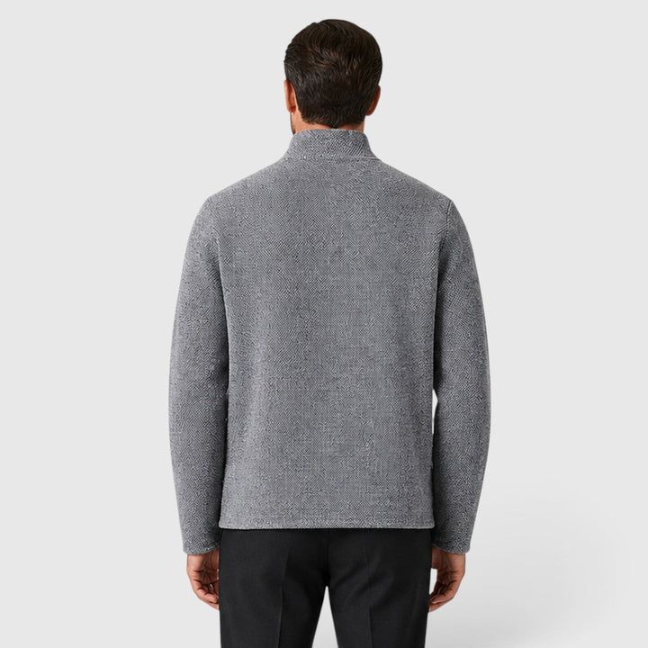 Nolan | Classic Collared Cardigan for Men's Knitwear Layering