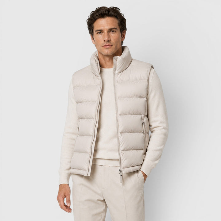 Lucas | Versatile Puffer Gilet for Men's Smart Casual Layering