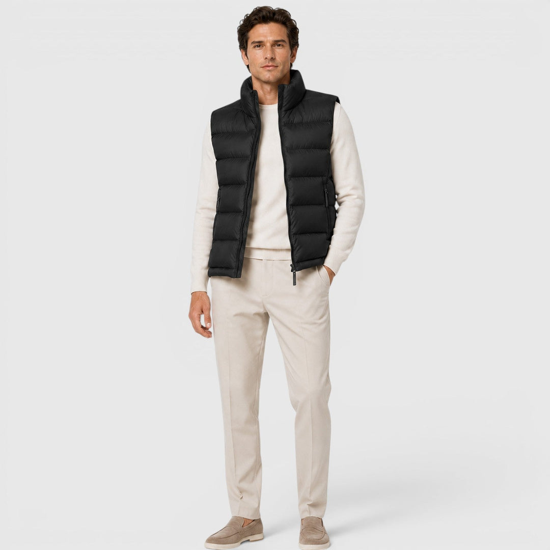 Lucas | Versatile Puffer Gilet for Men's Smart Casual Layering